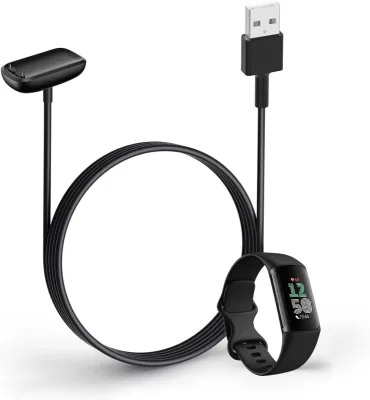 Fitbit Charge 6 Charger Cable USB Fast Charging Replacement